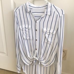 Cotton button down shirt from Hollister